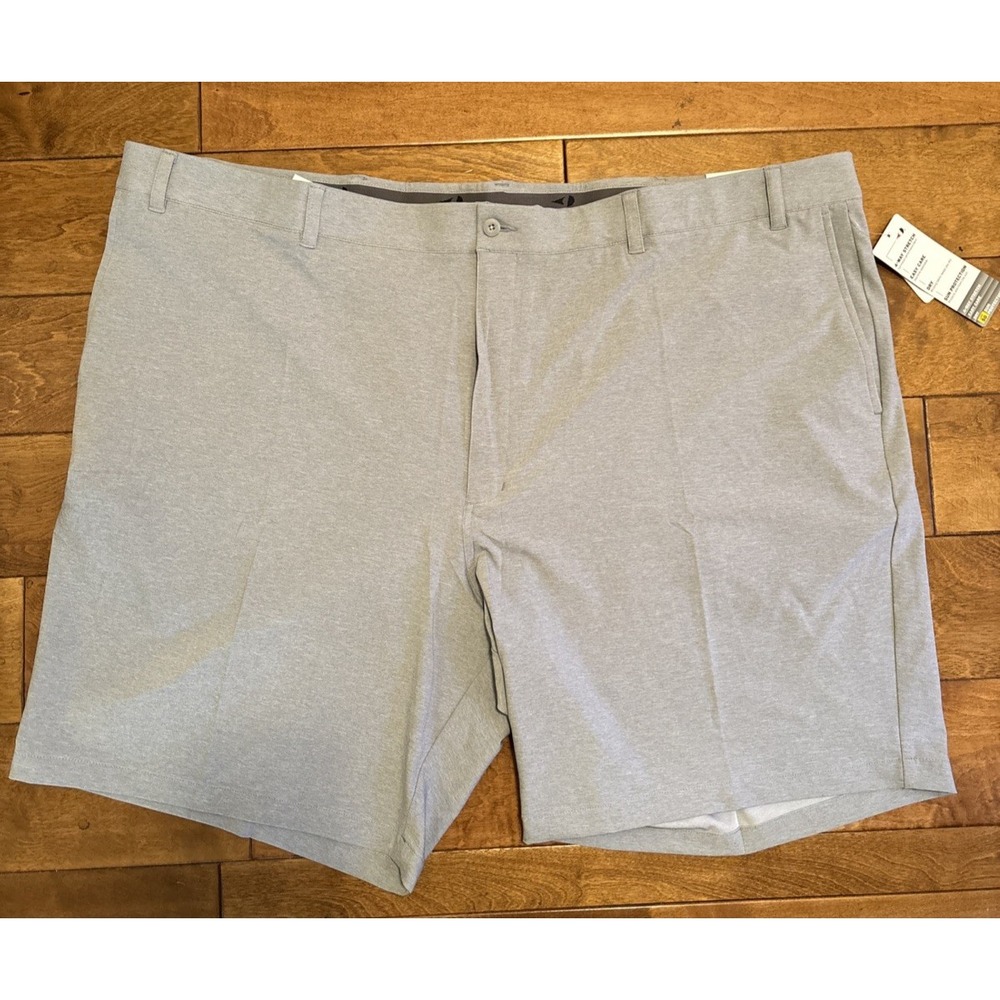Grand Slam Men's Shorts 52 Golf Performance Gray Heather Comfort Waistband NEW